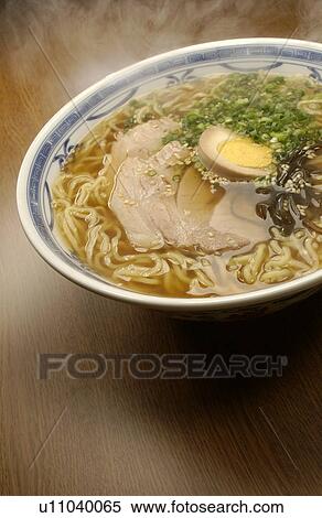 Ramen noodle soup View Large Photo Image Stock Photography - Ramen noodle soup. Fotosearch