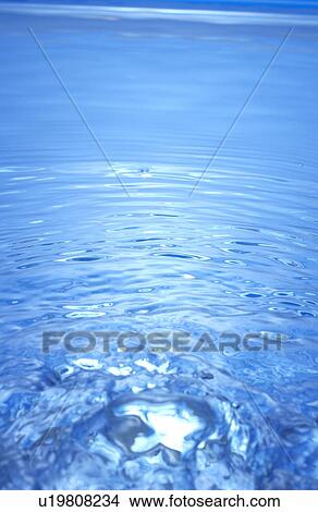 Picture - Rippled water, CG. Fotosearch