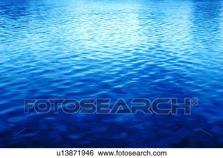 Stock Photograph - Rippled water surface, full frame, computer graphic. Fotosearch