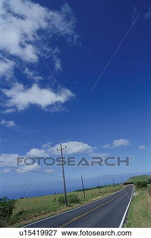 Stock Photo - Road, Hawaii Islands, USA. Fotosearch