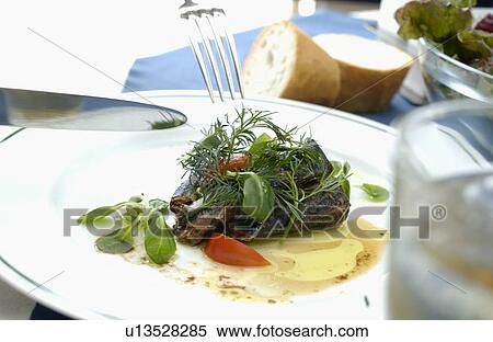 Stock Photography - Sardine dish. Fotosearch