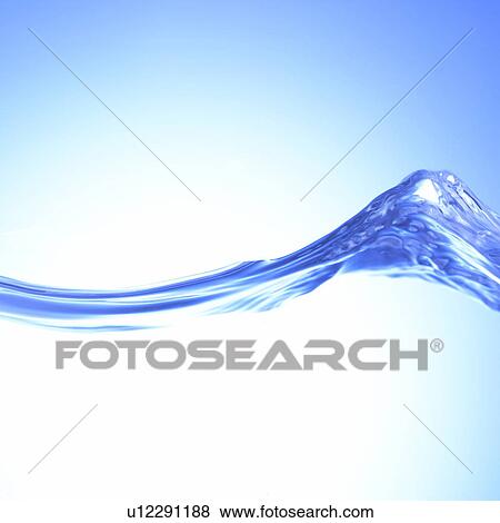 Stock Photo - Side View of Water Surface. Fotosearch