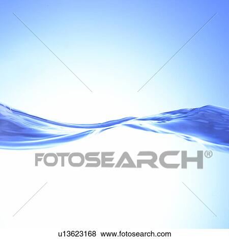 Stock Photo - Side View of Water Surface. Fotosearch