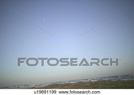 Stock Photo - Sky over sea, copy space. Fotosearch