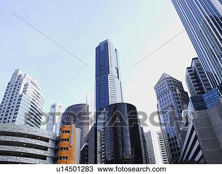 Skyline of Singapore View Large Photo Image Stock Image - Skyline of Singapore. Fotosearch