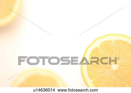 Picture - Sliced lemons. Fotosearch