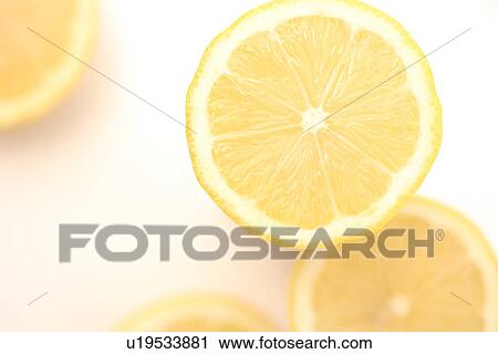 Stock Image - Sliced lemons. Fotosearch