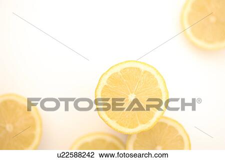 Stock Image - Sliced lemons. Fotosearch