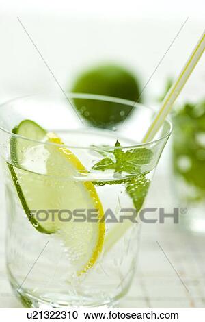 Soda with Lemon and Lime View Large Photo Image Stock Image - Soda with Lemon and Lime. Fotosearch