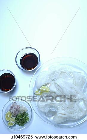 Stock Photography - Somen noodles. Fotosearch