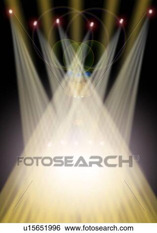 Stock Photograph - Spotlights. Fotosearch