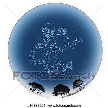 Stock Photography - Star Sign, Aquarius. Fotosearch