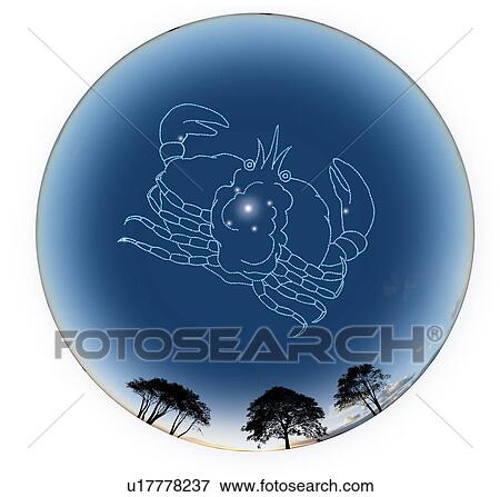 Stock Photo - Star Sign, Cancer. Fotosearch
