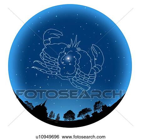 Star Sign, Cancer View Large Photo Image Stock Photograph - Star Sign, Cancer. Fotosearch