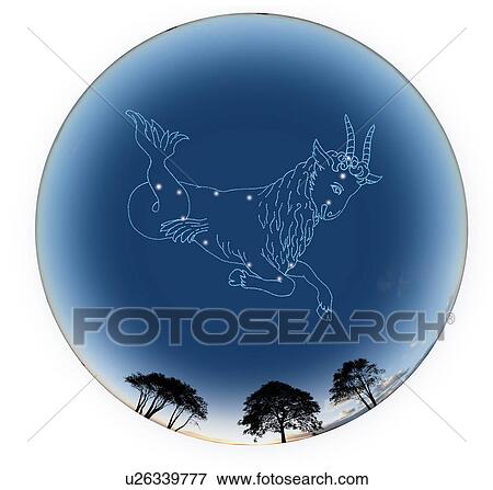 Stock Photo - Star Sign, Capricorn. Fotosearch