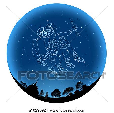 Picture - Star Sign, Gemini. Fotosearch