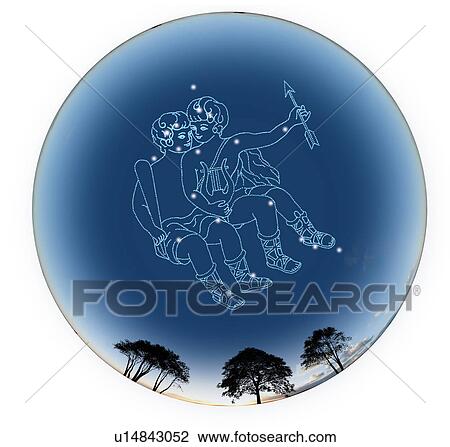 Stock Image - Star Sign, Gemini. Fotosearch