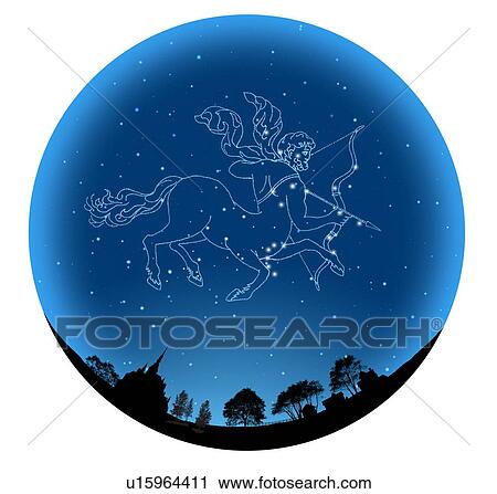 Star Sign, Sagittarius View Large Photo Image Stock Image - Star Sign, Sagittarius. Fotosearch