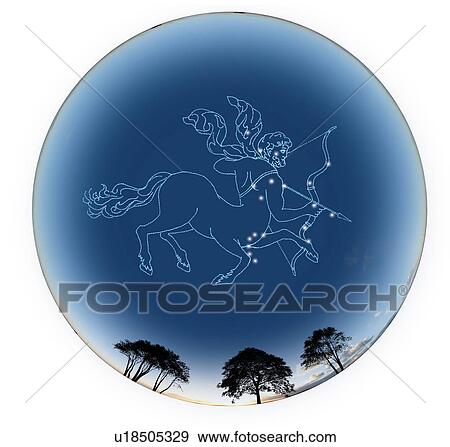 Stock Photo - Star Sign, Sagittarius. Fotosearch