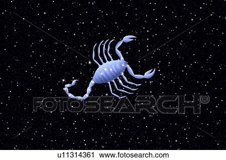 Stock Image - Star Sign, Scorpio. Fotosearch