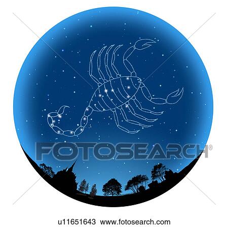 Stock Image - Star Sign, Scorpio. Fotosearch
