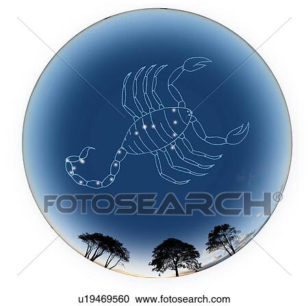 Stock Image - Star Sign, Scorpio. Fotosearch