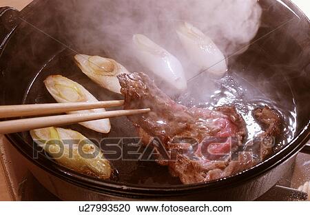 Stock Image - Sukiyaki western Japanese style. Fotosearch