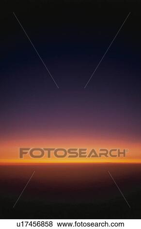 Stock Photo - Sunset Horizon. Fotosearch