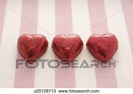 Three Red Heart Chocolates View Large Photo Image Stock Image - Three Red Heart Chocolates. Fotosearch