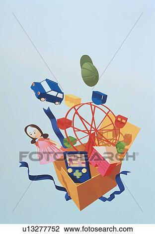 Toys box View Large Photo Image Stock Image - Toys box. Fotosearch
