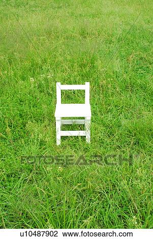 White chair in field, Hayama town, Kanagawa prefecture, Japan View Large Photo Image Stock Image - White chair in field, Hayama town, Kanagawa prefecture, Japan. Fotosearch
