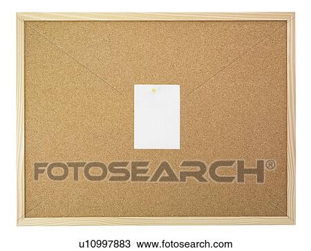 White paper tacked on cork board, white background, copy space View Large Photo Image Stock Image - White paper tacked on cork board, white background, copy space. Fotosearch