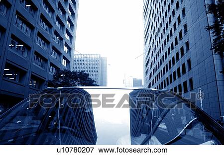 Windshield and office buildings, Tokyo prefecture, Kanagawa prefecture, Japan View Large Photo Image Stock Photo - Windshield and office buildings, Tokyo prefecture, Kanagawa prefecture, Japan. Fotosearch