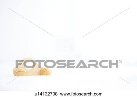 Stock Photo - Wooden toy car. Fotosearch