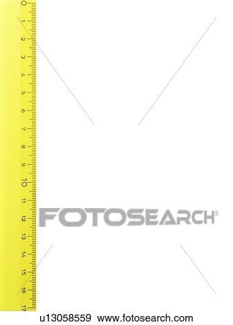 Stock Photo - Yellow ruler. Fotosearch