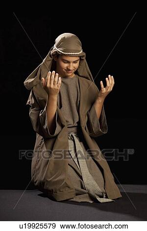 boy portraying a young jesus View Large Photo Image Stock Photo - boy portraying a young jesus. Fotosearch