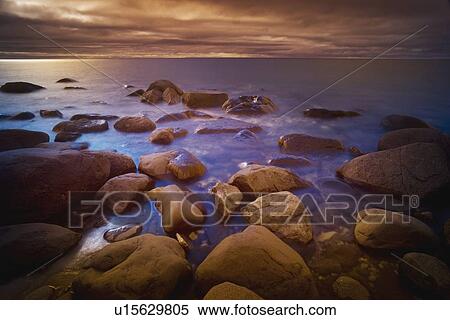 Stock Photography - northwest territories, canada; arctic shoreline. Fotosearch