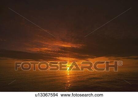 northwest territories, canada; sunset over the arctic ocean View Large Photo Image Picture - northwest territories, canada; sunset over the arctic ocean. Fotosearch