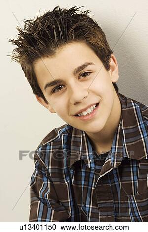 Stock Image - portrait of a boy. Fotosearch