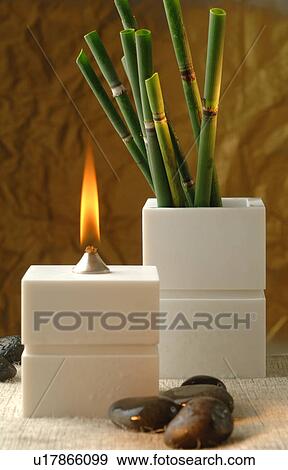Aroma burner and bamboo View Large Photo Image Stock Photo - Aroma burner and bamboo. Fotosearch