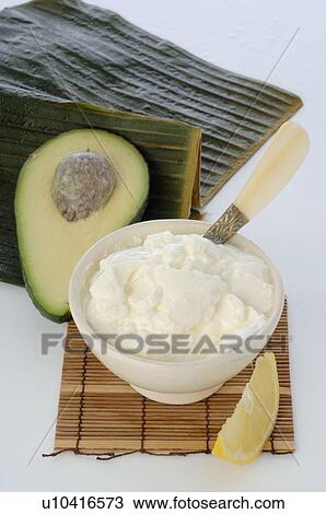 Avocado-Yoghurt mask View Large Photo Image Stock Image - Avocado-Yoghurt mask. Fotosearch