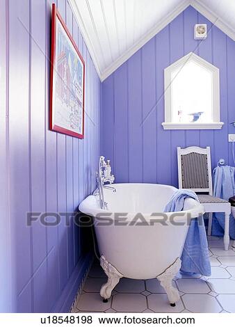 Stock Photo - Bathroom with tub. Fotosearch