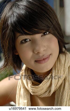 Stock Image - Beautiful woman. Fotosearch