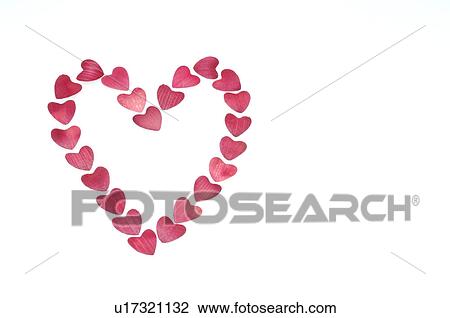 Stock Image - Big red heart made of little hearts. Fotosearch