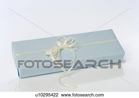 Blue gift box View Large Photo Image Stock Image - Blue gift box. Fotosearch