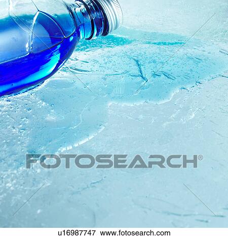 Blue liquid soap View Large Photo Image Stock Photo - Blue liquid soap. Fotosearch