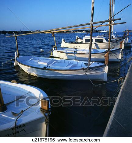 Stock Photograph - Boats in harbor. Fotosearch