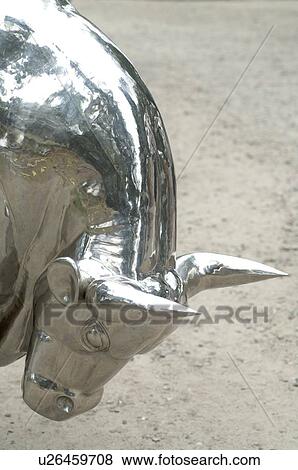 Stock Photo - Bull figurine. Fotosearch