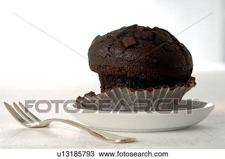 Stock Image - Chocolate Muffin. Fotosearch