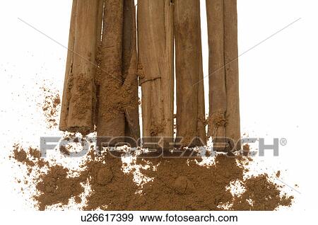 Stock Photo - Cinnamon sticks. Fotosearch